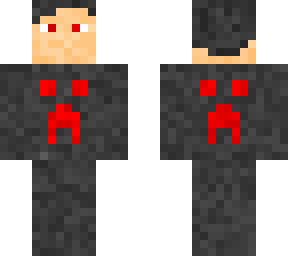 grey and red creeper skin