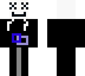 marshmello with black hoodie