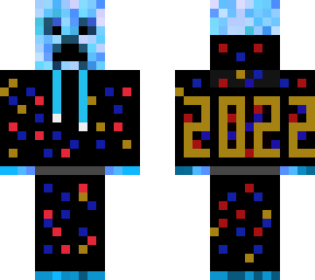 new year blue creeper