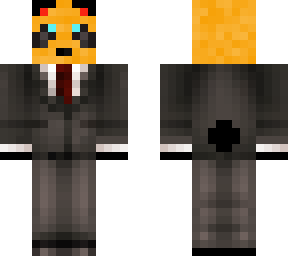profile skin in a suit
