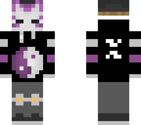 purple yin yang kitsune