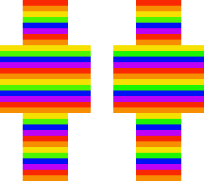 rainbow skin