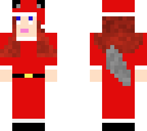 santa wolf girl