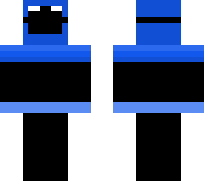 thief in blue and black