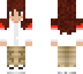 tommyinnit with brown hair (female)