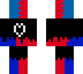 blue and red corruption