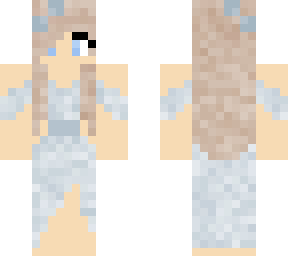 blue dress girl