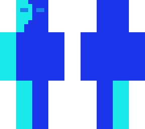 blue man