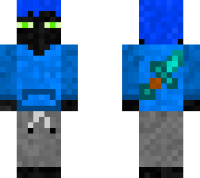 blue sweatshirt enderman