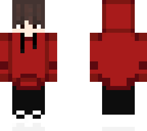 boy with red hoodie