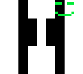 broken black and white guy