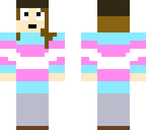 brown haired trans chick