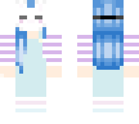cute overalls with a bunny mask
