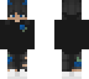 deaf emo boy blue