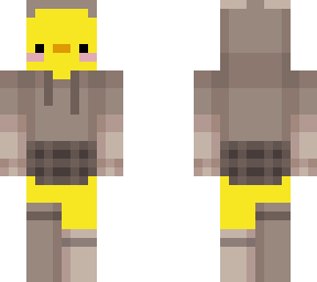 duck in bear suit