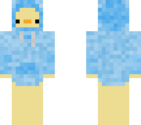 duck with light blue hoodie | Minecraft Skin