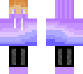 faded purple to blue
