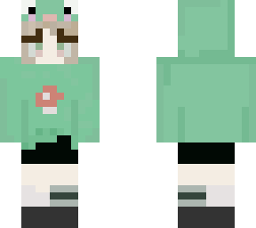 frog hoodie girl