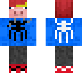 magicalspiderpiggo (mask pulled up)