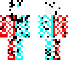 my avatar at minecraft but corrupted