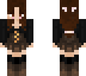 my skin but full dark hair