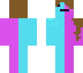 pink and blue
