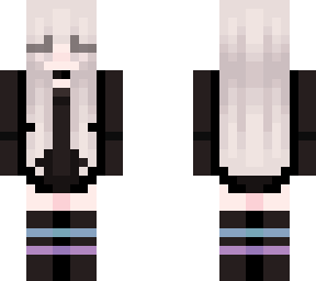 pretty e-girl with black dress and flower crown