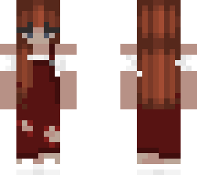 red dungareess