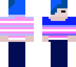 trans blue hair