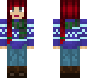 alanna - winter 2022 sweater with a scarf