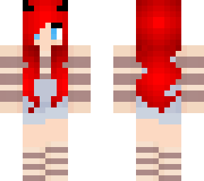 bee redheaded demon girl