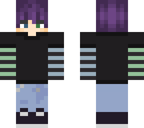 blue and green boy