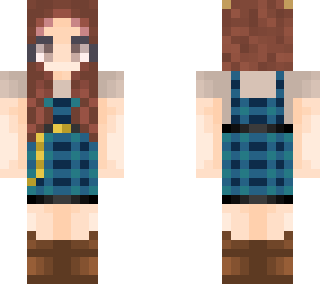 blue plaid with light top