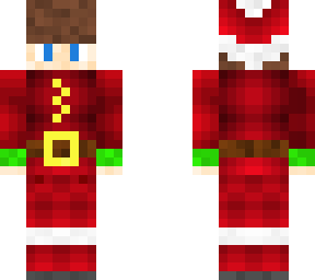 brown haried santa boy