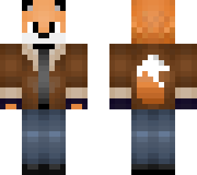 brown jacket fox