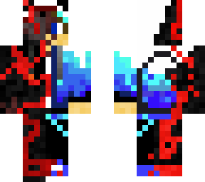 burnt robo blue wolf boy