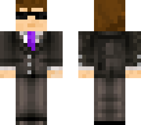 business purple tie
