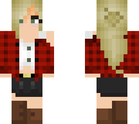 cute  red plain girl