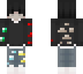 eboy with ores on jumper