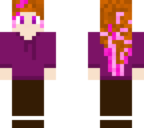 girl with purple hoodie