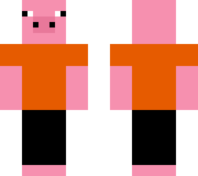 orange pig