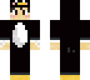 penguine with hair