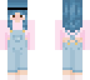 pink overalls