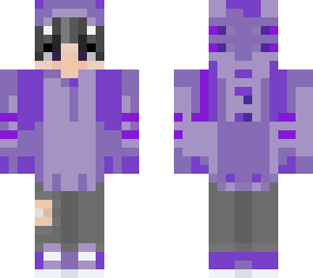 purple emo boy