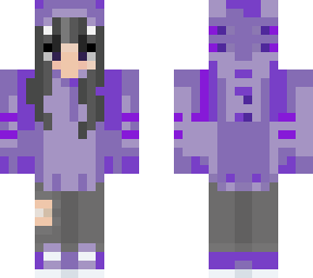 purple emo girl