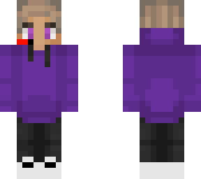 purpled with red gaming head set and white shoes