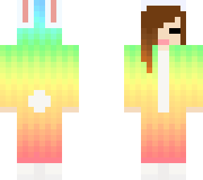 rainbow rabbit onsie