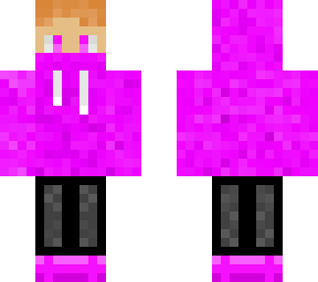 red hair purple