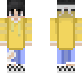 sapnap in a yellow hoodie