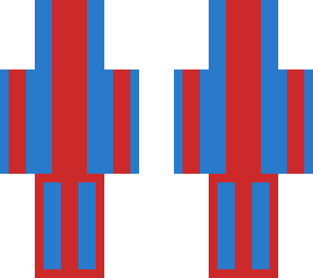 the guy who is red and blue